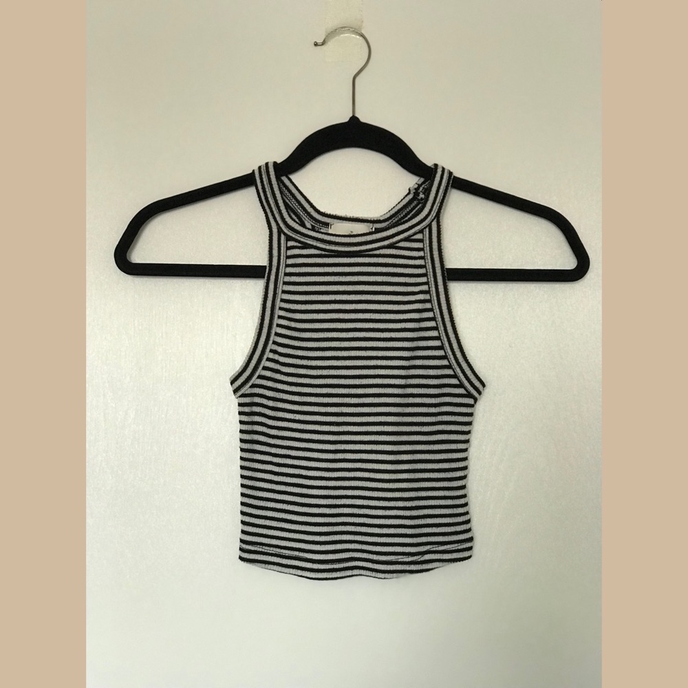 Stripped cropped tank